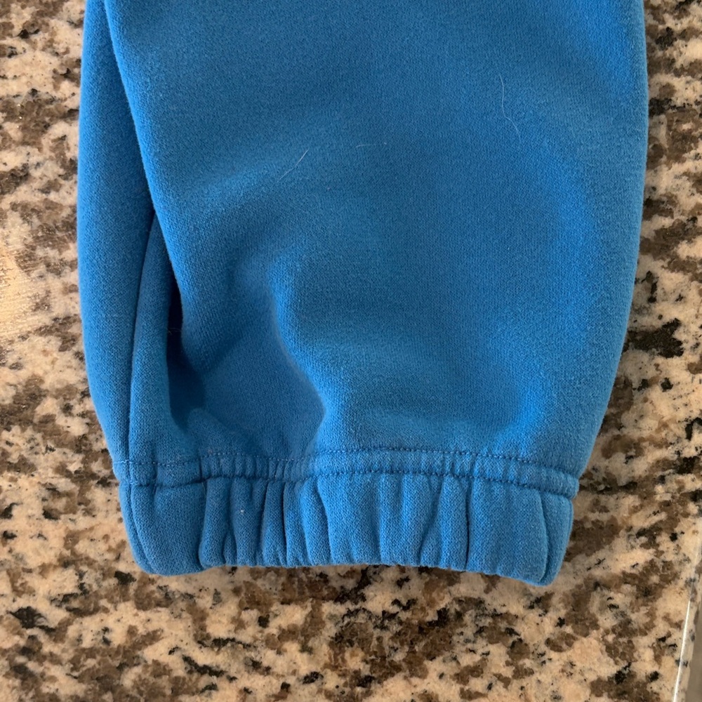 Blue Fleece Jogger Pants - Picture 4 of 6